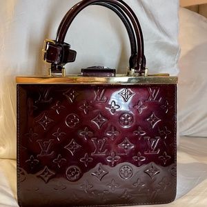 Vintage Louis Vuitton Amarante Monogram Vernis Deesse PM Bag